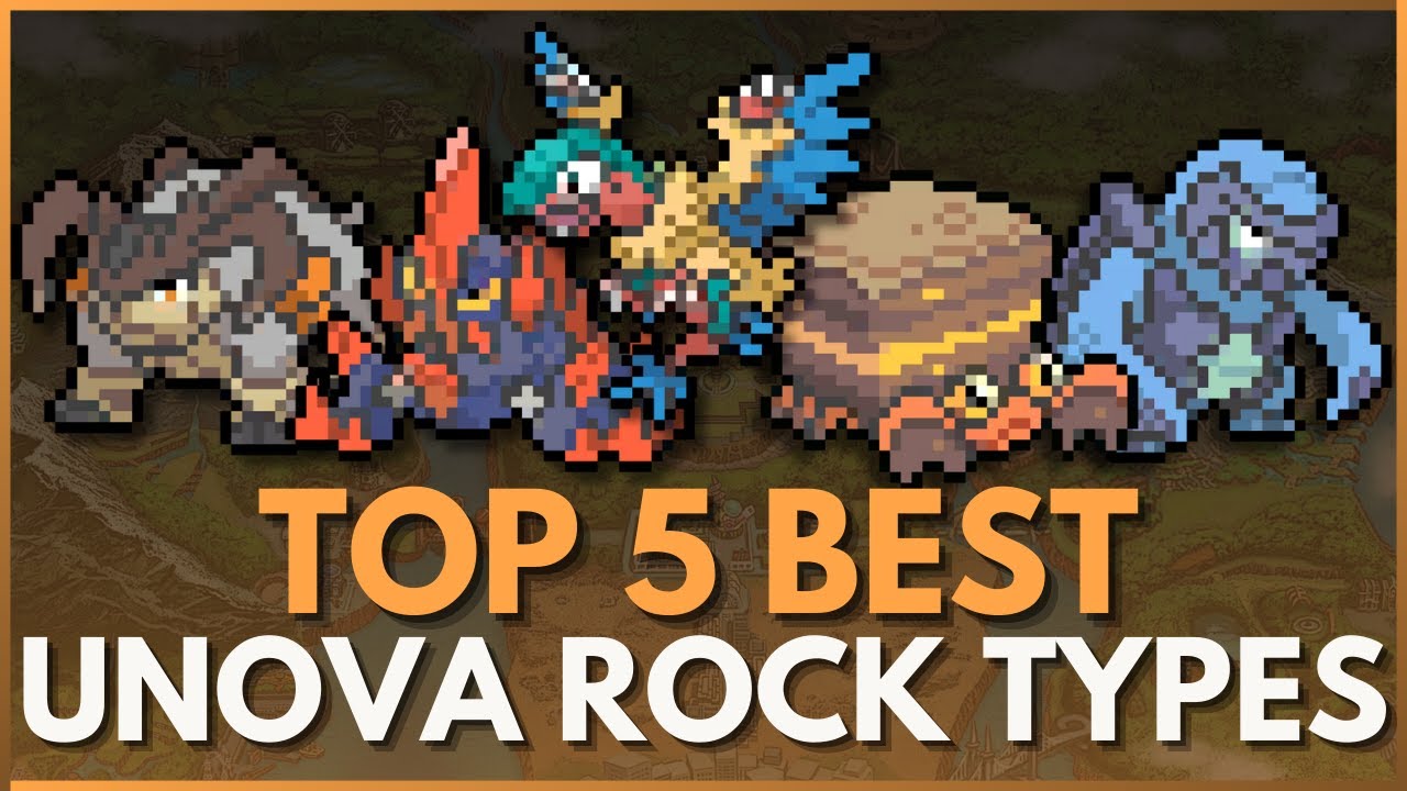 Top 5 Best Unova Rock Pokemon