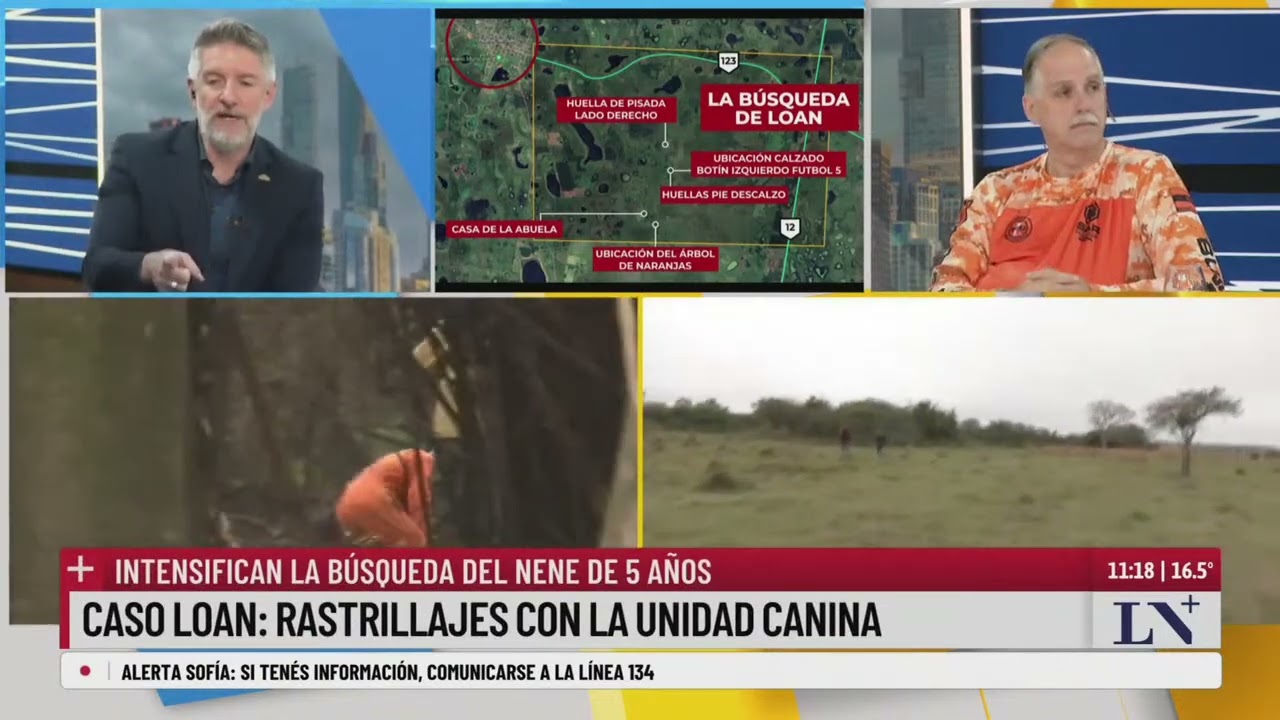 Desesperada búsqueda de Loan en Corrientes; el análisis del rescatista Carlos García