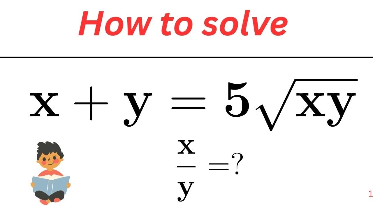 A nice Olympiad equation|| Can you answer it before its solution