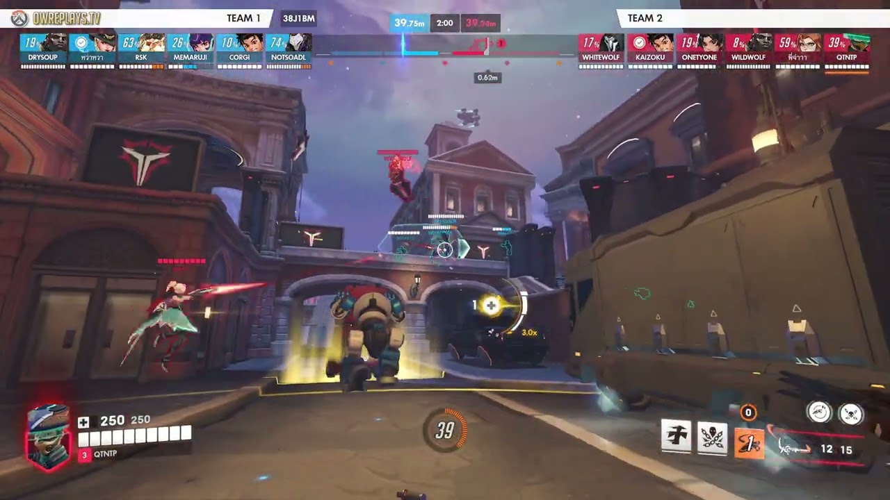 Wave after wave they walked into our overtime crossfire, and T... by QTNTP — Overwatch Replay 38J1BM