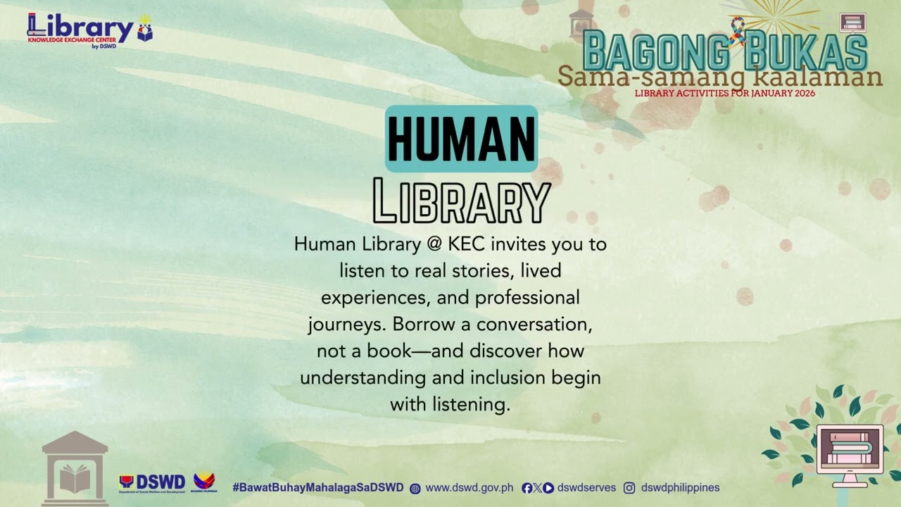 DSWD Library January 2026 Activities