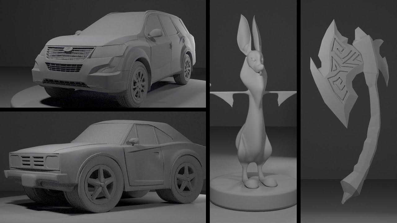 3D modeling showreel | Maya | Ashish Aptekar