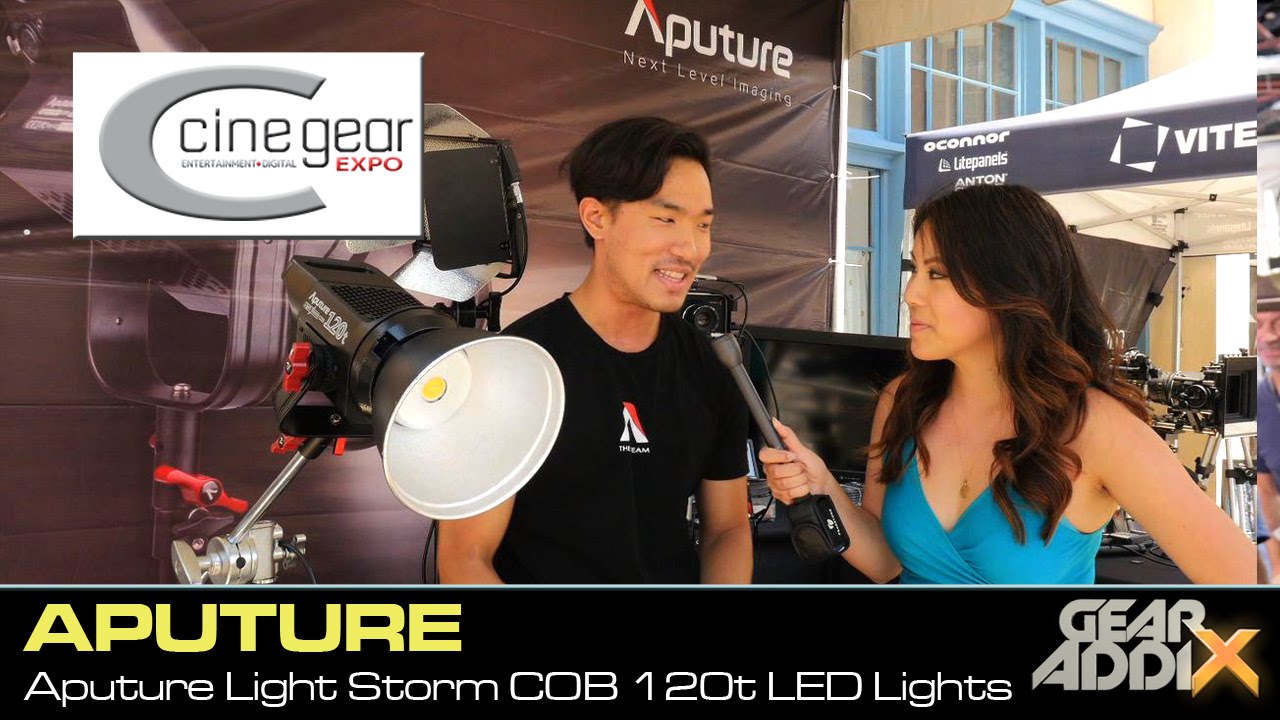 Aputure Light Storm COB 120t Studio LED Lights (Cine Gear Expo 2016)