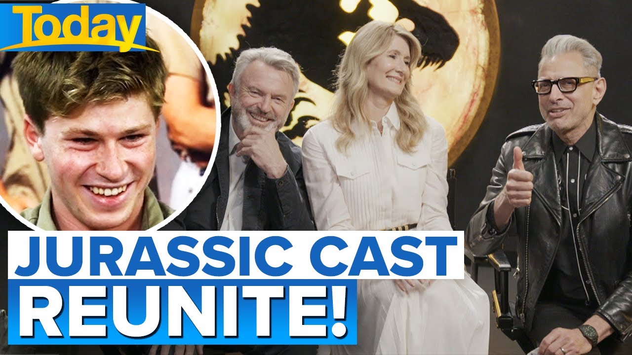 Robert Irwin sits down with original ‘Jurassic Park’ cast | Today Show Australia