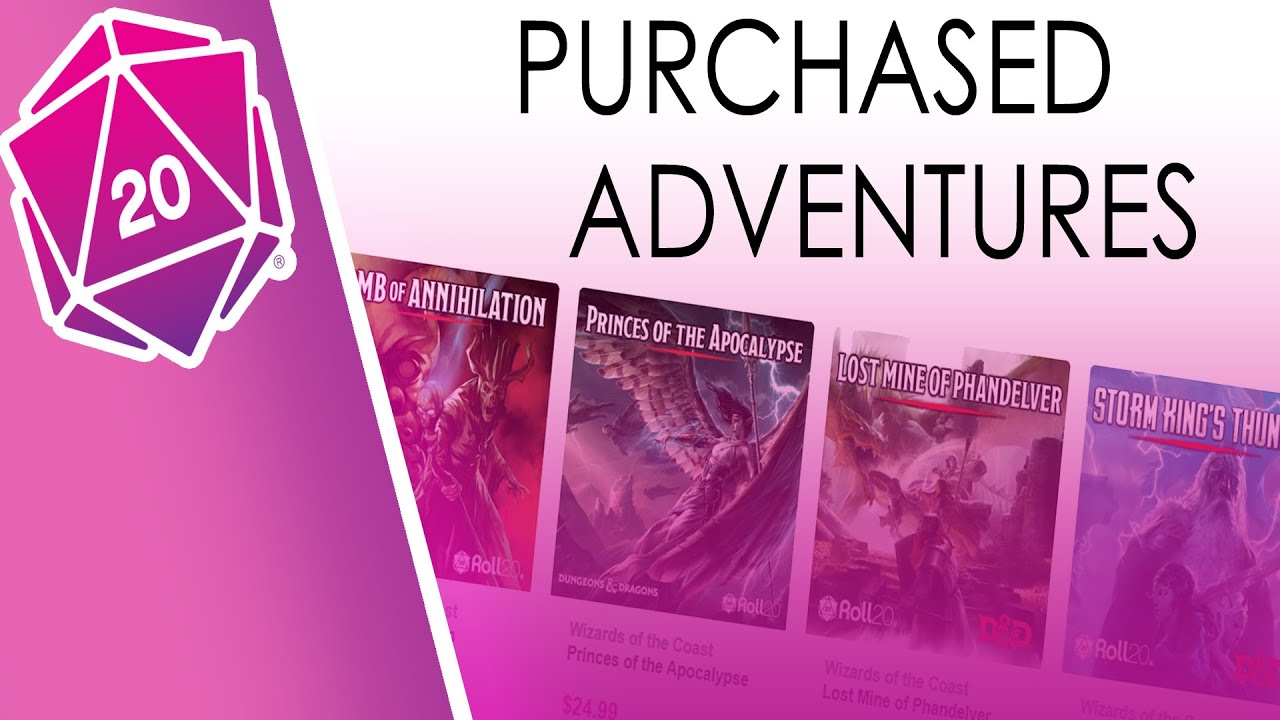 TUTORIAL: Running a Purchased Campaign in Roll20