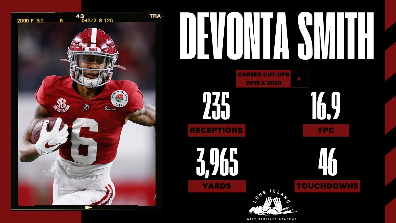 Film Room - DeVonta Smith Alabama Route Cut-Ups ('19 & '20)