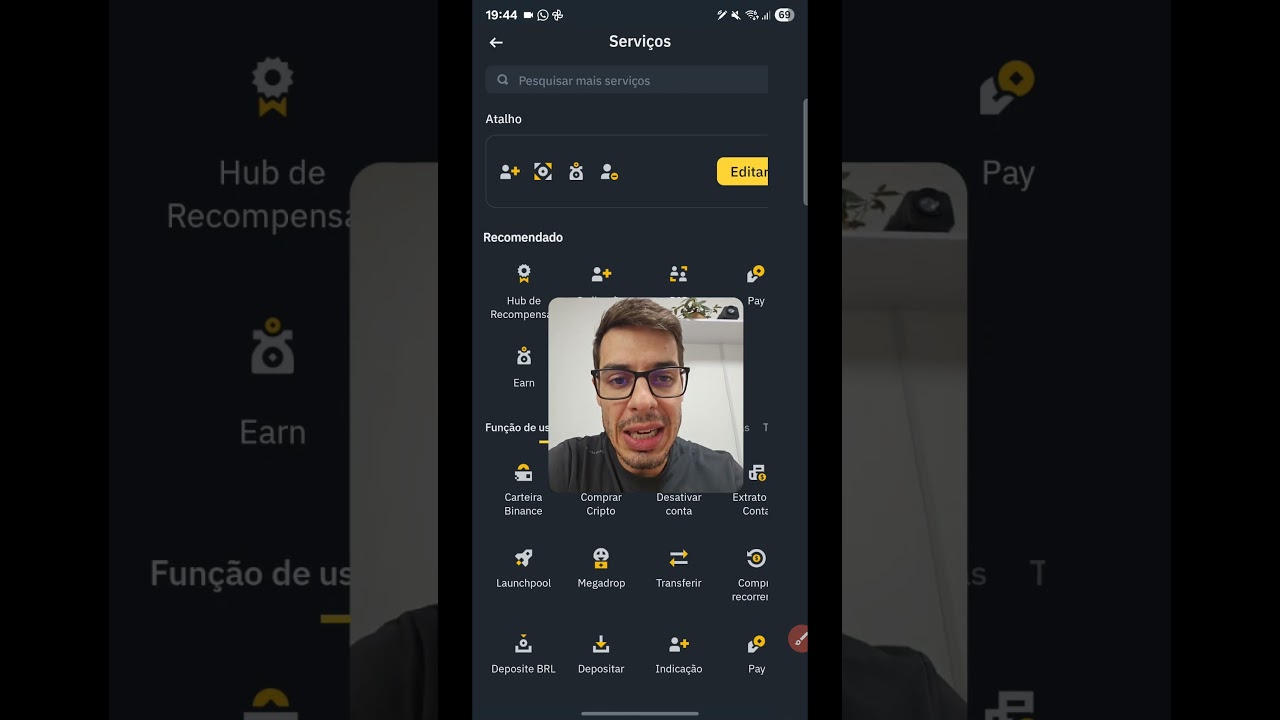 Onde est&aacute; o PIX no app da Binance #binancepix #pix #binance