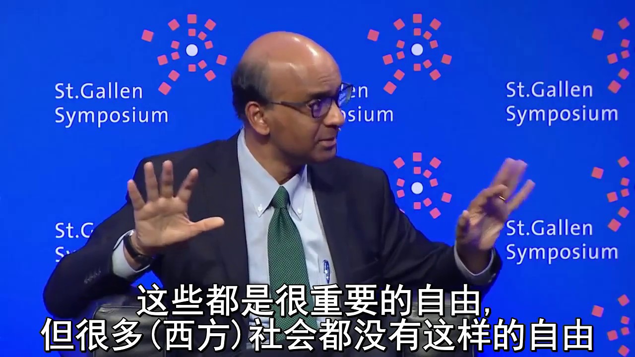 新加坡副总理尚达曼就中国问题和西方新闻自由当众羞辱BBC主持人