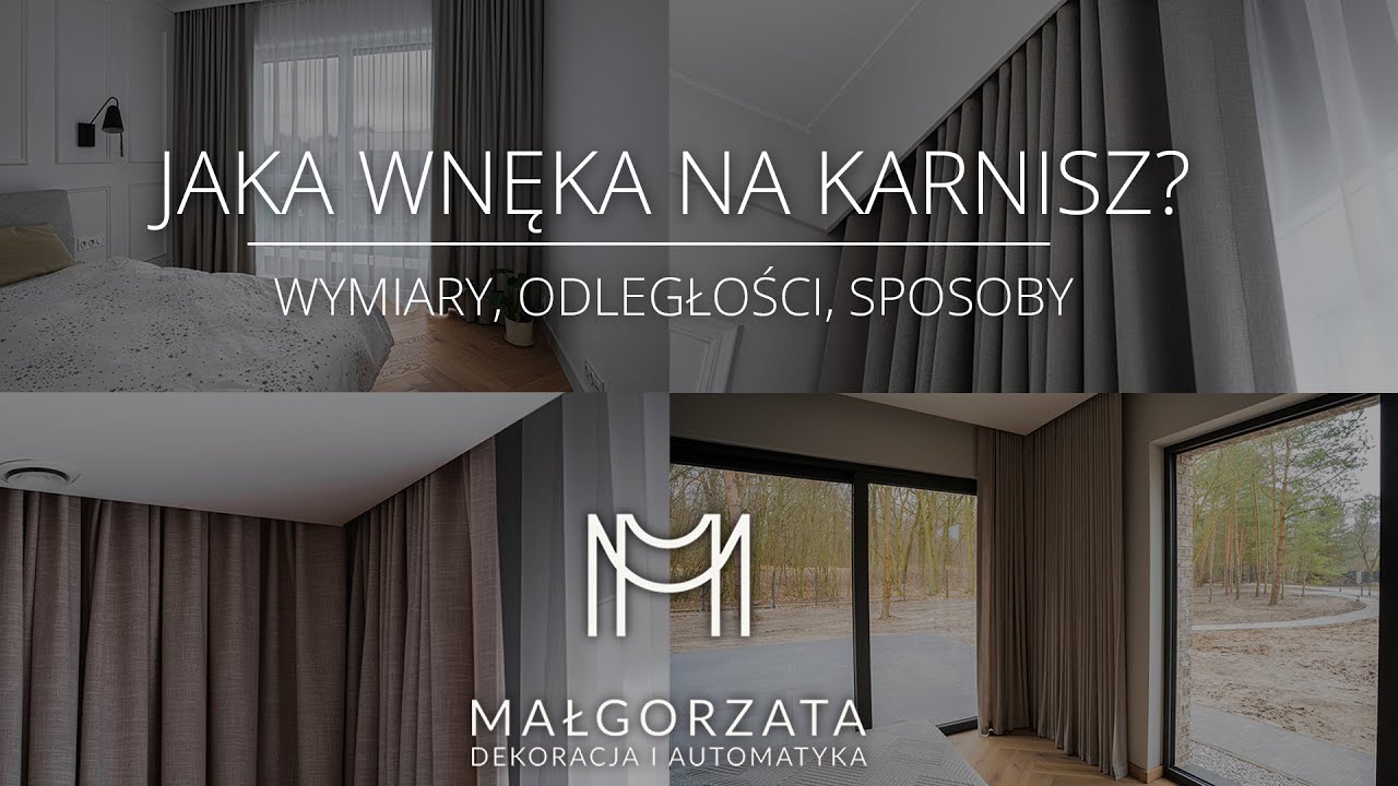 Jaka wnęka na karnisz? - wymiary, odległości, sposoby