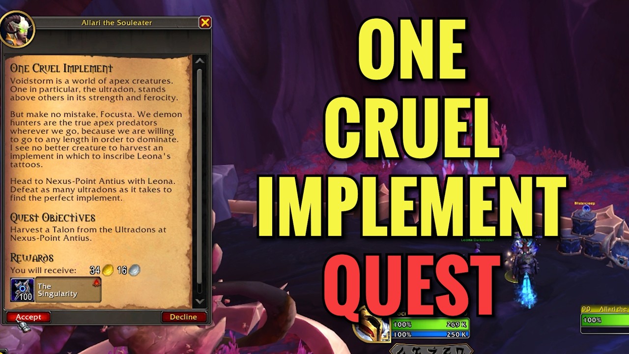 One Cruel Implement Quest (WoW Midnight)