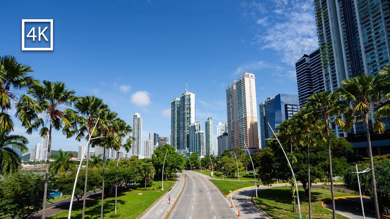 🟡 [4K] 🇵🇦  ¿Vale la Pena Visitar la Cinta Costera? | Walking Tour por la Panamá Moderna