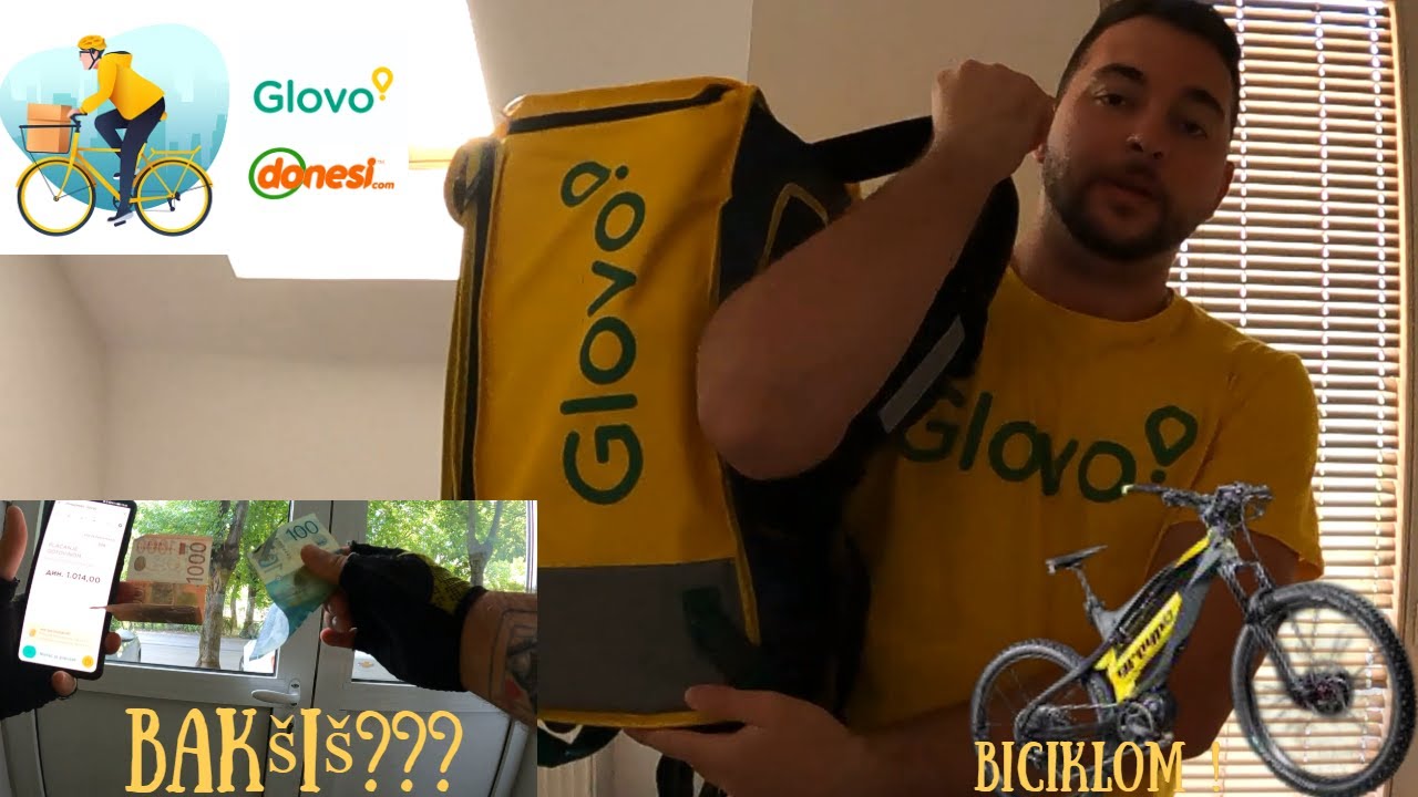 GLOVO DOSTAVA* Kako izgleda posao dostavljaca?|GoPro HERO9