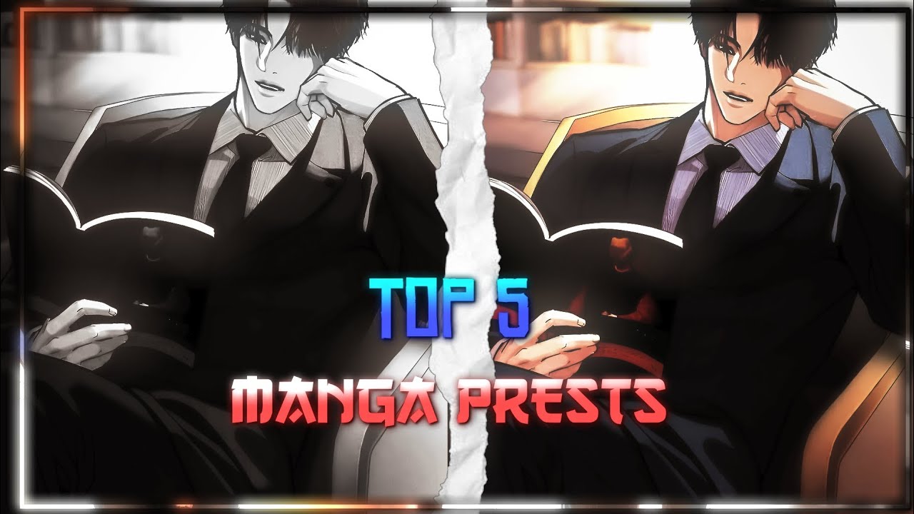 TOP 5 TRENDING MANGA EDIT PRESET | DIRECT LINK 🖇️ | ALIGHT MOTION 
