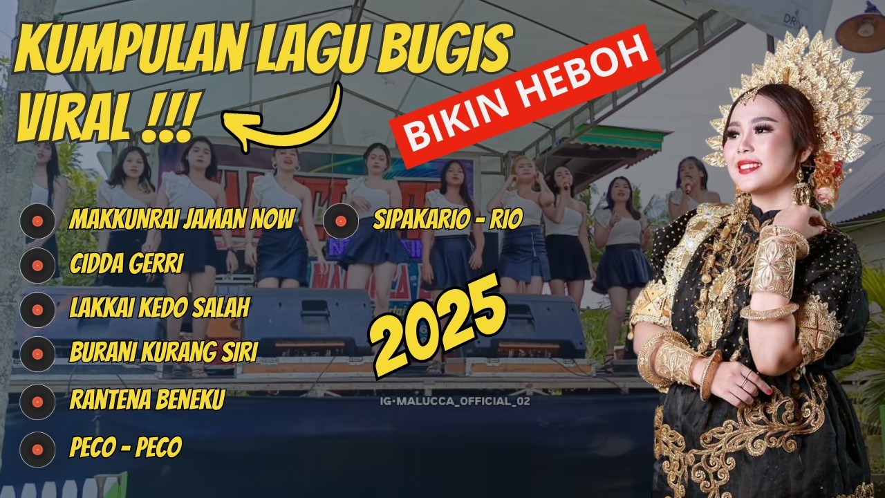 🔰 KUMPULAN LAGU BUGIS VIRAL 2025 BIKIN GOYANG HEBOH DI NIKAHAN | LAGU BUGIS ELECTONE