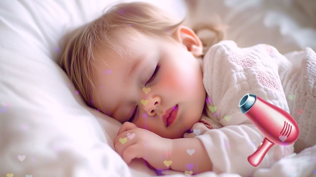 White noise Baby Sleep | ไม่มีโฆษณา แทรกแซงการหลับ | Sounds Dryer Relax Sleep | Sounds Dryer Relax