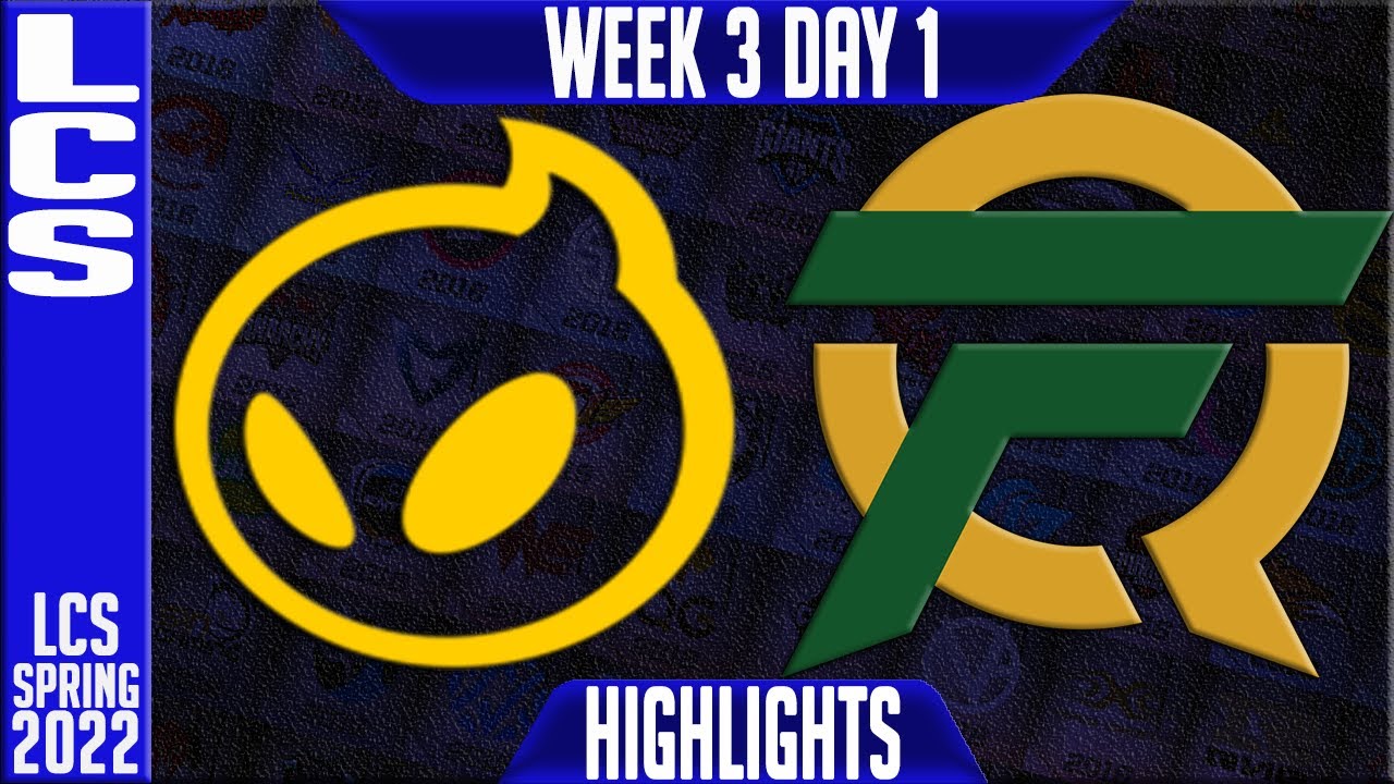 DIG vs FLY Highlights | LCS Spring 2022 W3D1 | Dignitas vs FlyQuest