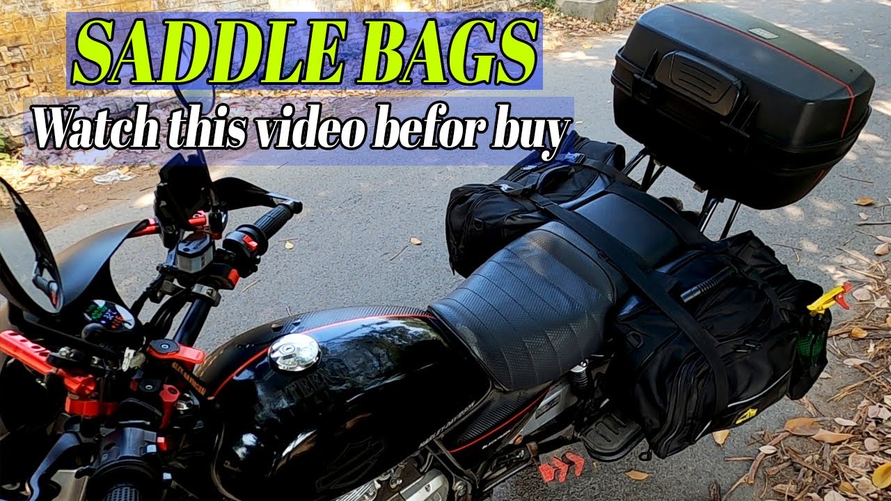 SADDLE BAGS 49LTR EACH SIDE MADE IN PAKISTAN BEST BAGS FOR TOUR