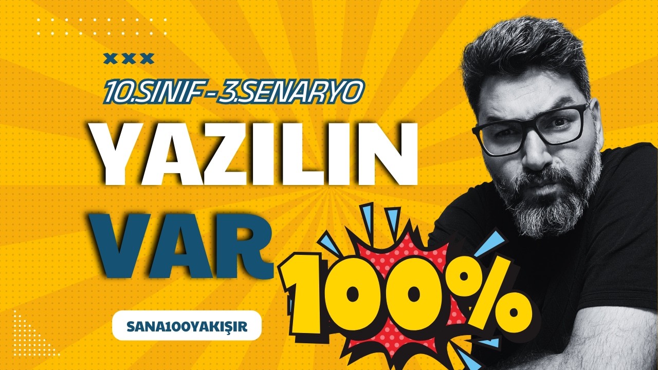 yazıladan 100 almaman imkansız
