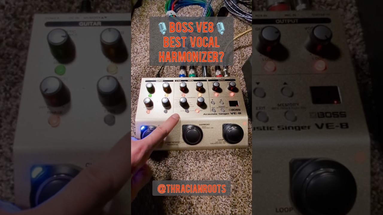 🎙️🔥Boss VE8 Acoustic Singer. Best vocal harmony pedal? 