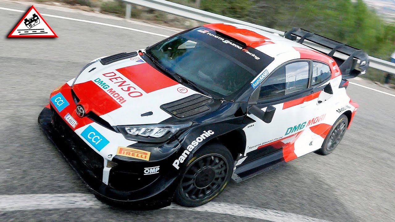 Test Day | Kalle Rovanper&auml; | Toyota Yaris Rally1 Hybrid | RallyRACC WRC 2022 [Passats de canto]