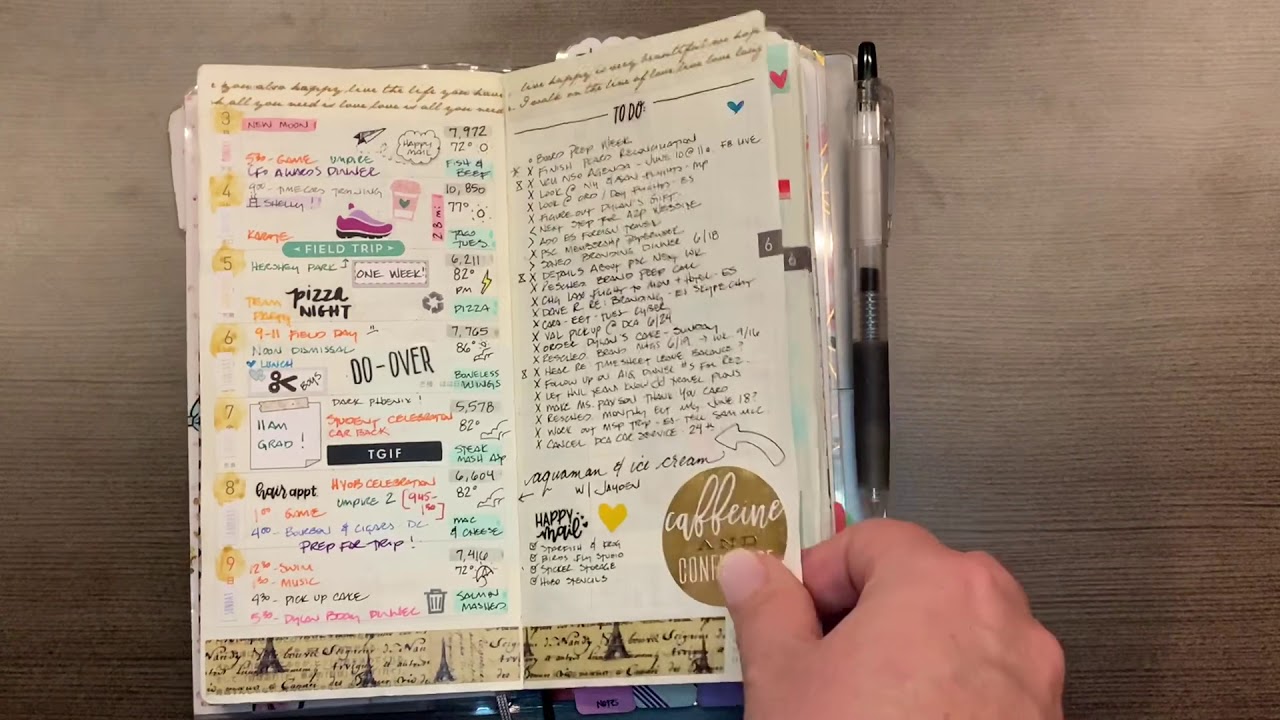 Updated Hobonichi Weeks Set-up