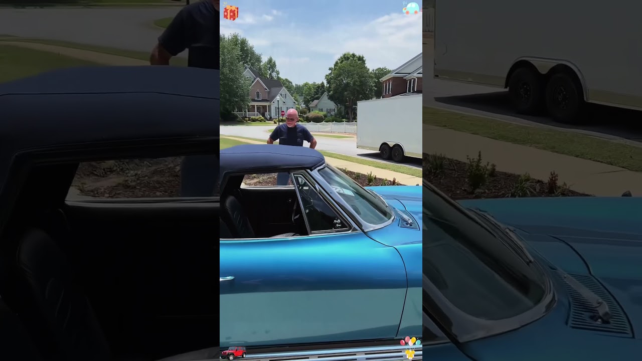 Gift for Dad#dad #move #surprise #gift #birthday #cars #fyp #excited #foryoupage