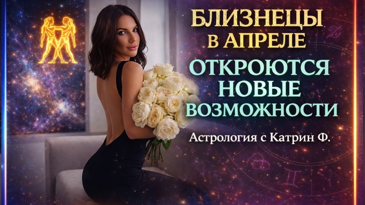 ♊БЛИЗНЕЦЫ АПРЕЛЬ 💥ОТКРЫВАЕТ НОВЫЕ ВОЗМОЖНОСТИ 🪐ГОРОСКОП НА АПРЕЛЬ⭐ АСТРОЛОГИЯ С КАТРИН Ф💖