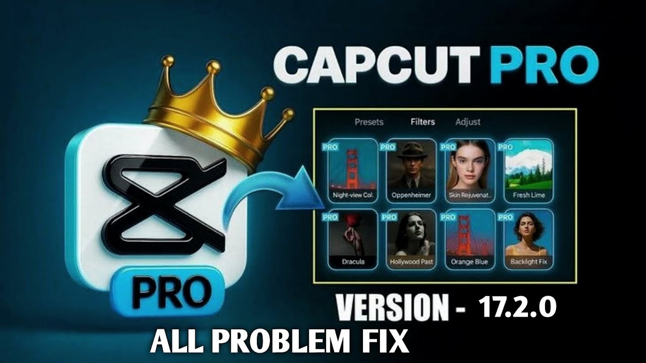 CapCut PRO 17.2.0 Update Fix Try Again Later No Internet Error Disappear Issue fix 🥰 CrashAlert!!!