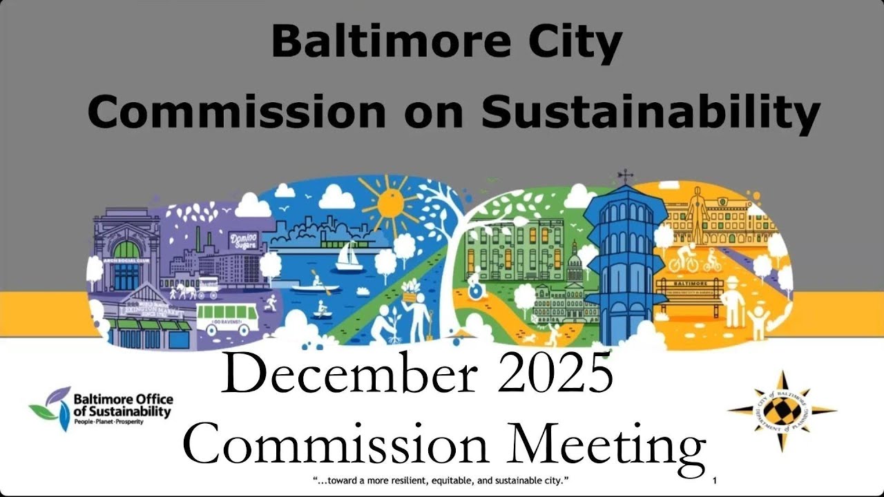 Sustainability Commission Meeting December 2025