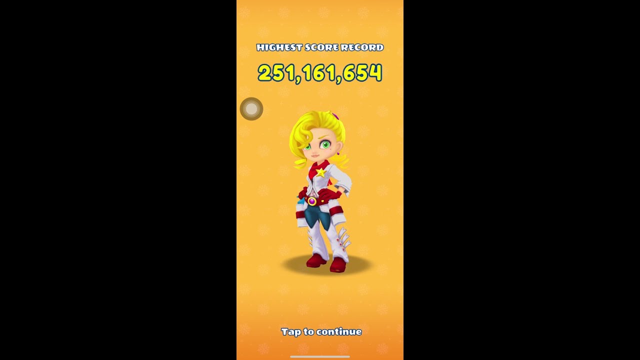 Subway Hero Run World Record Over 250 Million Points NO CHEATS OR HACKS