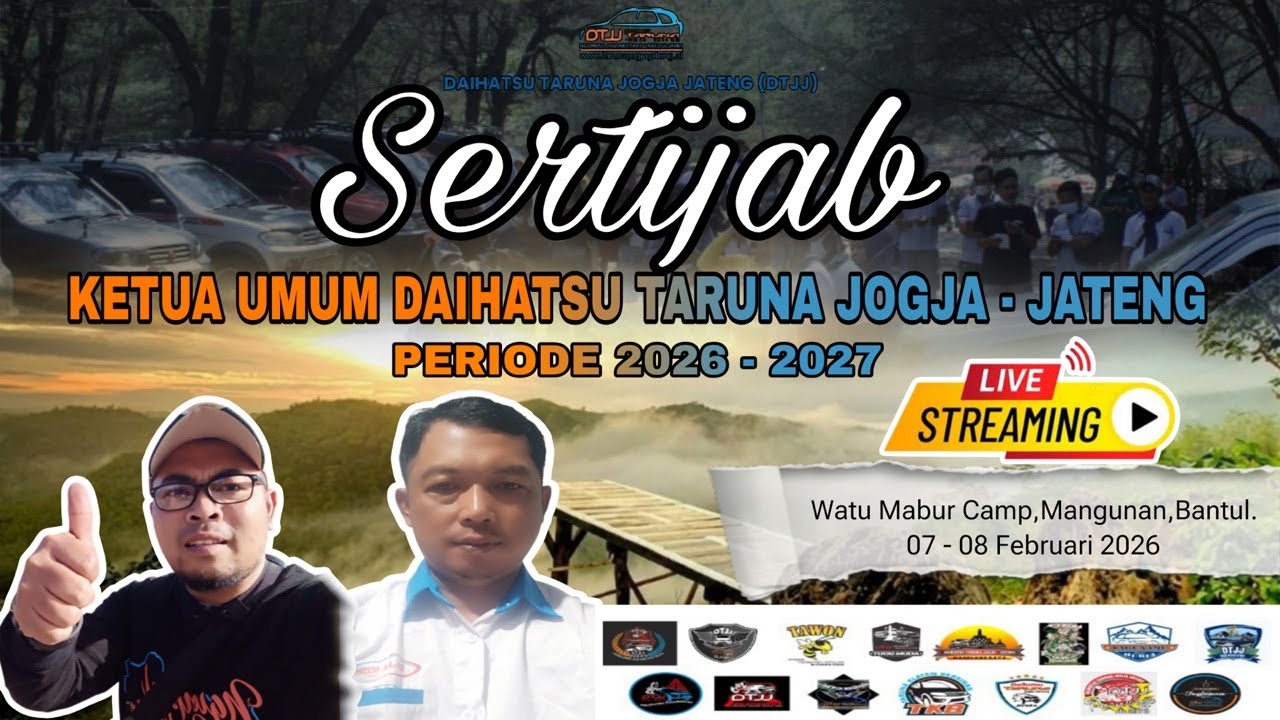 DOKUMENTASI SERTIJAB KETUM DTJJ (Daihatsu Taruna Jogja-Jateng)