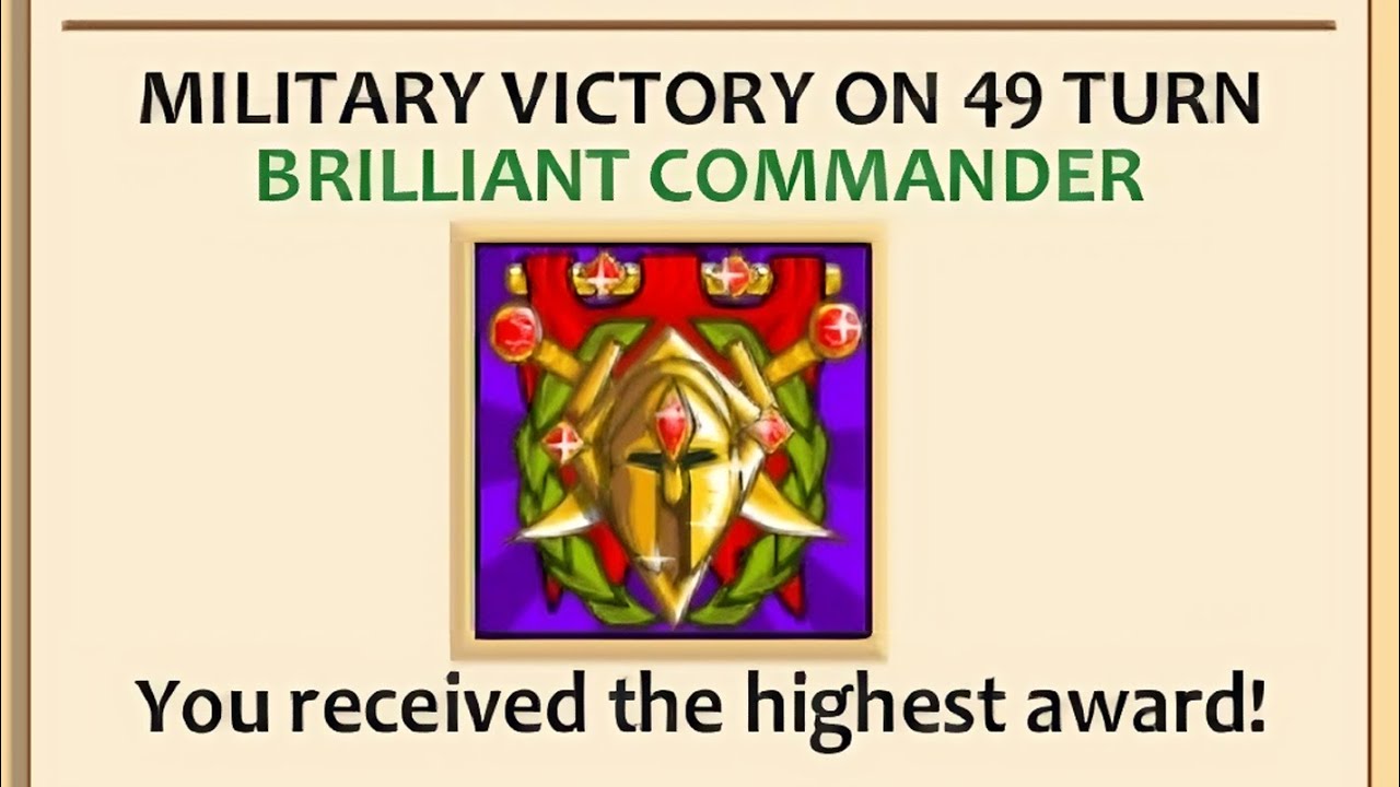 49 TURN VICTORY, Sparta, Easy, '