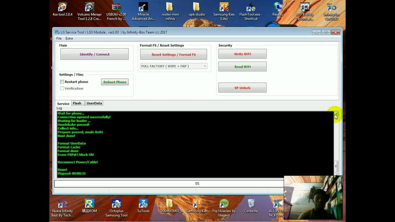 REMOVE FRP ON LG K10 6.0.1 WITH CM2 DONGLE
