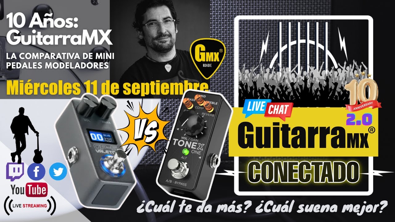 GP-5 vs. TONEX One | Comparando mini pedales modeladores | 10 Años de GuitarraMX