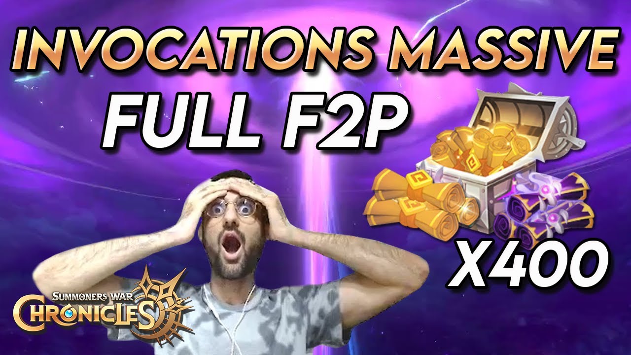 400 vélins ?! Je lâche mon ECO ! Summon HYPE | Full free to play ! | Summoners war chronicles