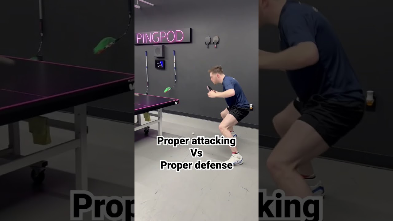 Defense vs Attack: Table Tennis Edition. 