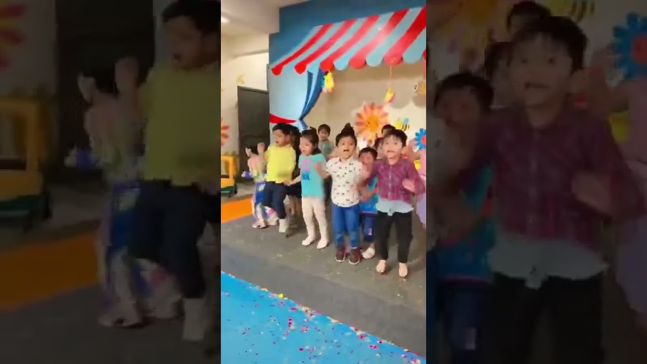 Holi celebration at Sun India Preschool #shorts