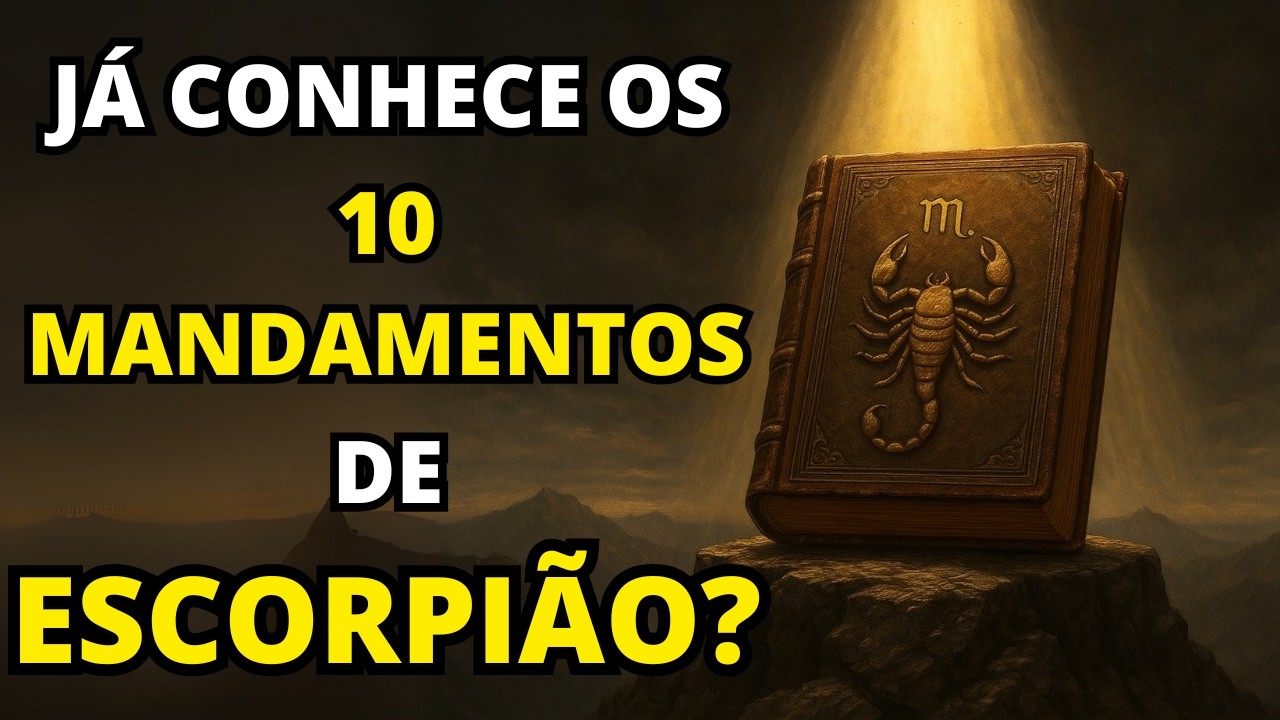 Os 10 MANDAMENTOS do signo de ESCORPIÃO - O signo do PODER e da INTENSIDADE