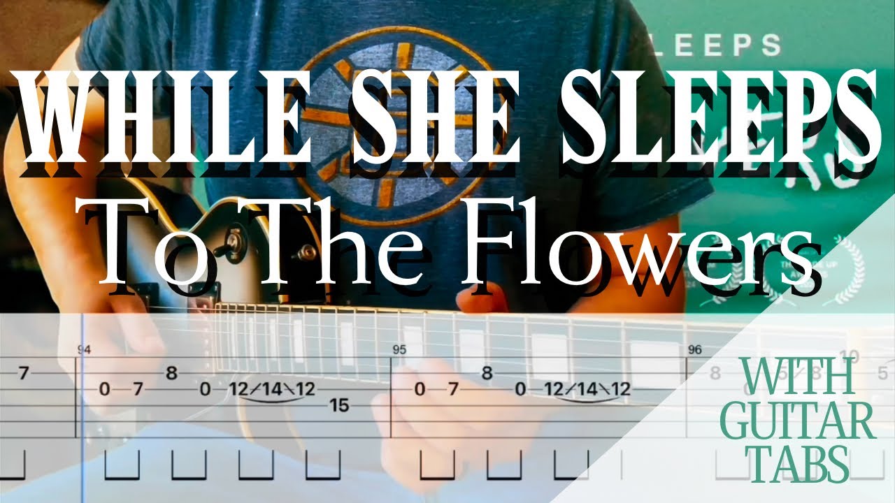 While She Sleeps- To The Flowers Cover (Guitar Tabs On Screen)