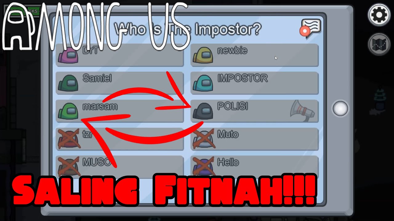 SALING FITNAH | Among Us Indonesia