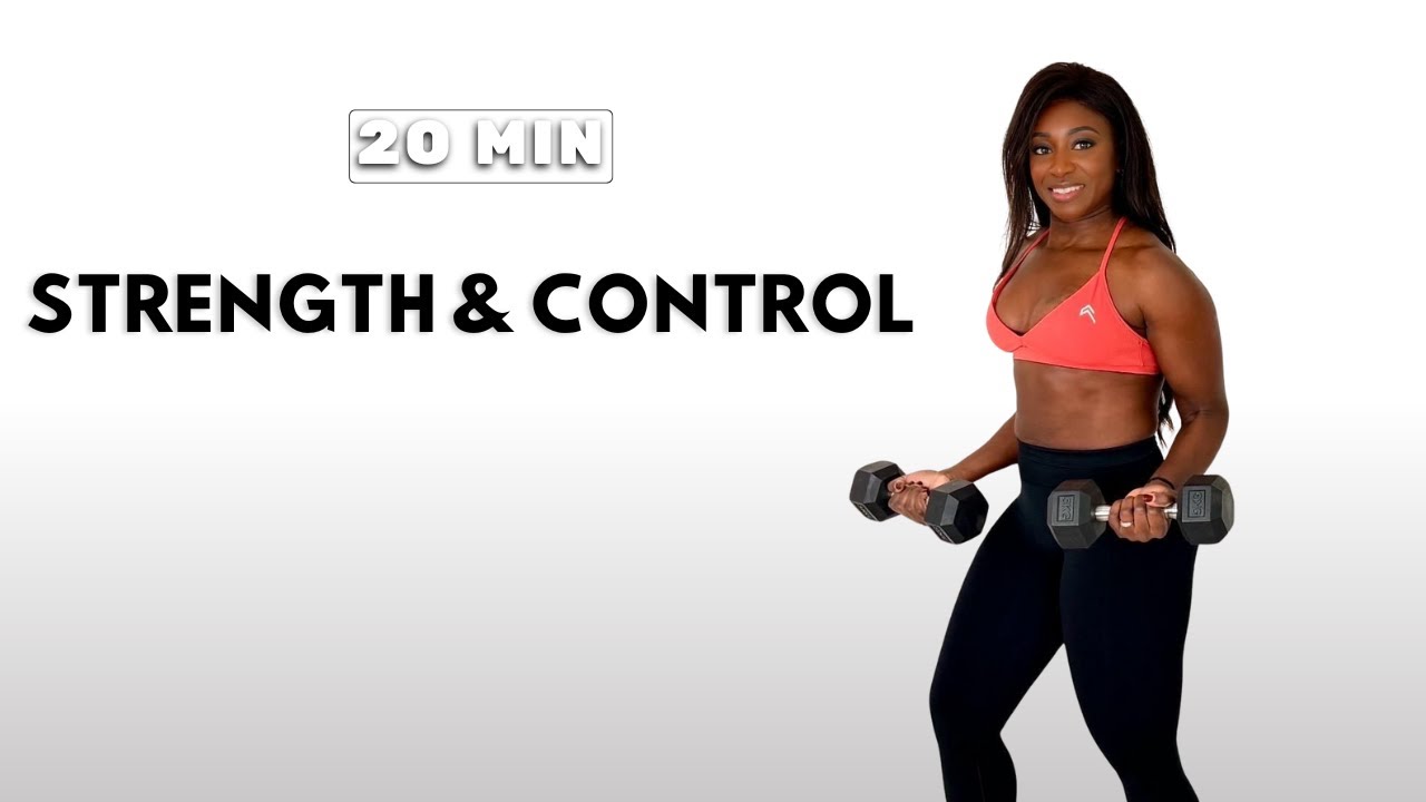20 MIN FULL BODY – Strength & Control | No Jump · Low Impact - At Home