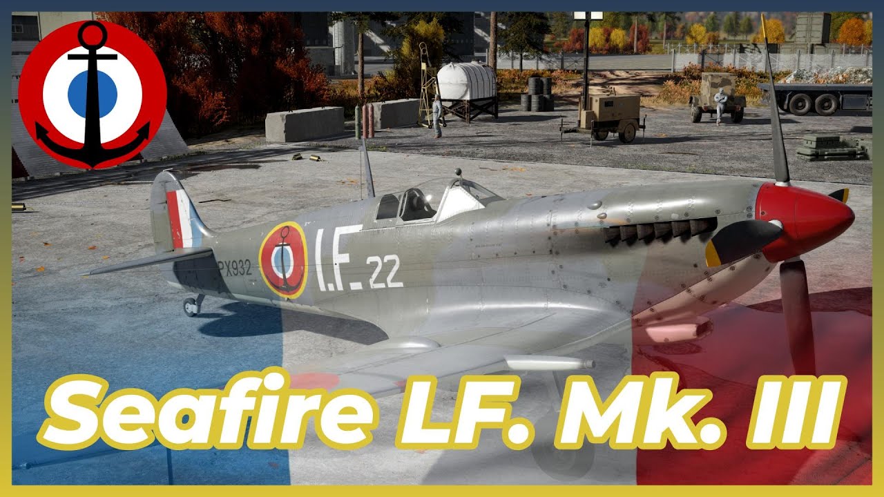 Aéronavale FR – Seafire LF. Mk.III de l'Escadrille 1.F – Arromanches 1948