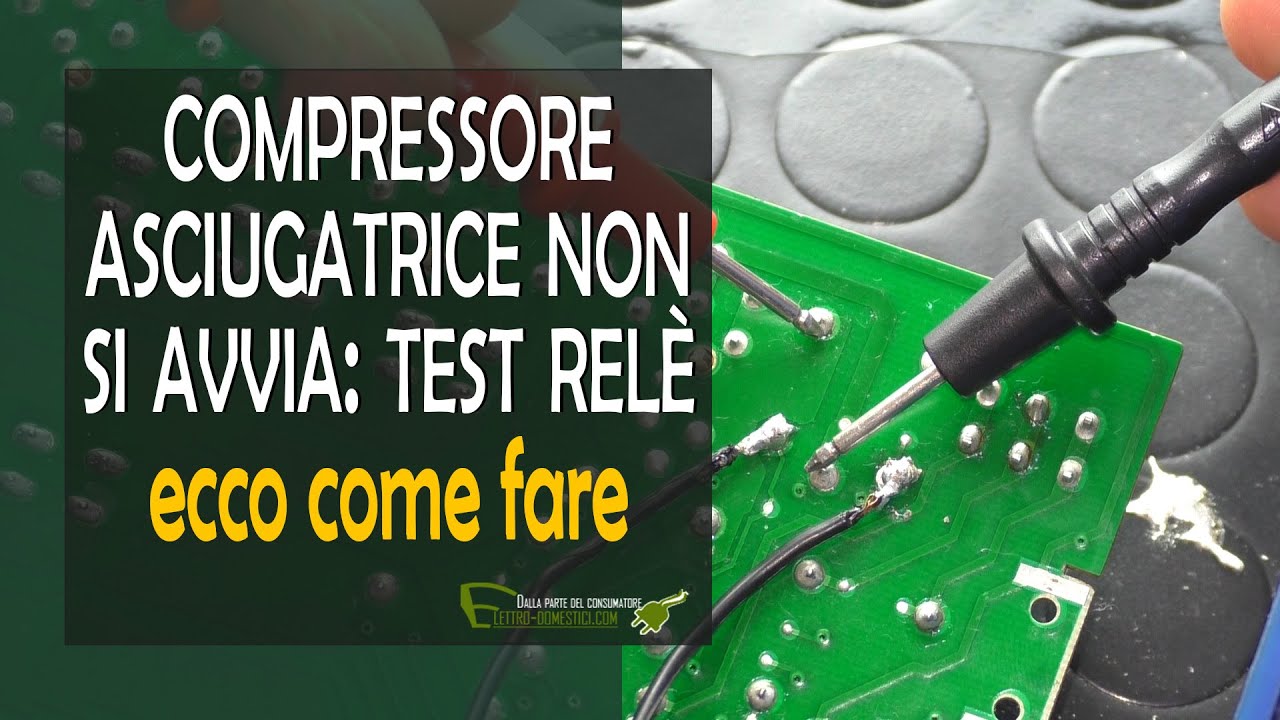 Perché il compressore asciugatrice non parte