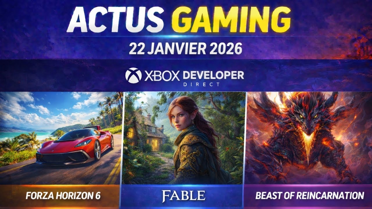 Forza Horizon 6 sur PS5 ? Fable et la surprise Game Freak ! – SLY’ACTU – 22 janvier 2026
