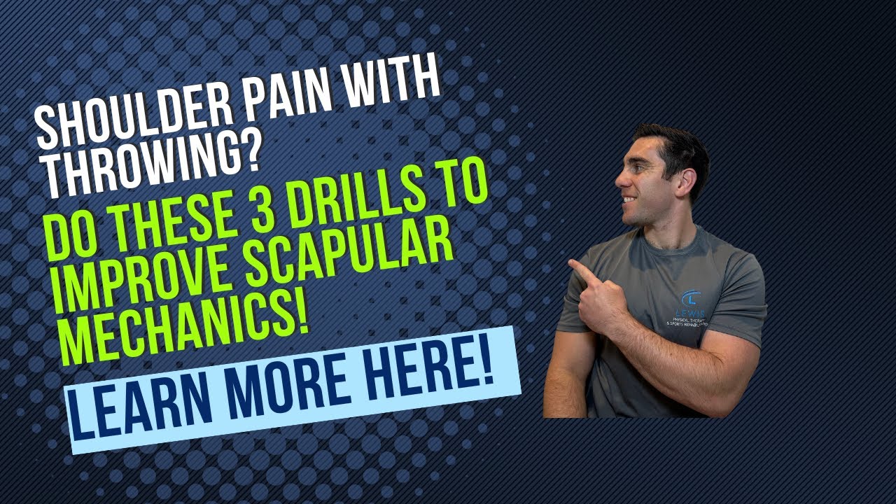 Pitchers: Fix Shoulder Pain by Resetting Scapular Mechanics with 3 Simple Drills