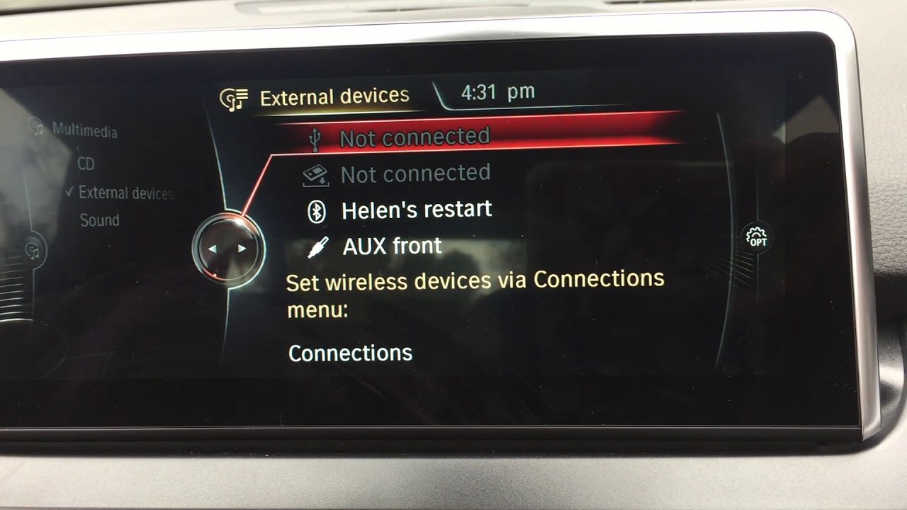 Connect your Music to 2018 BMW iPod iPhone Samsung, Android, iDrive, adjust How to