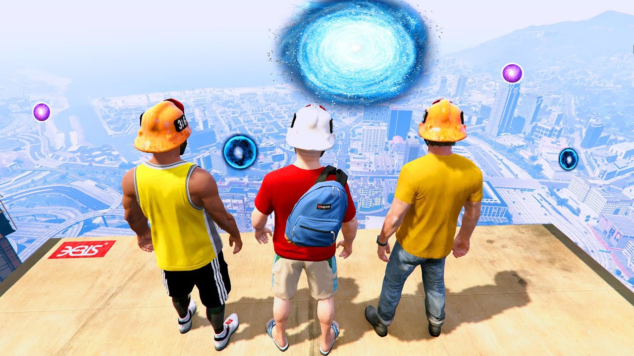 GTA 5 Random Portals #5 (Secret Location/Hidden Mission/Ragdolls)