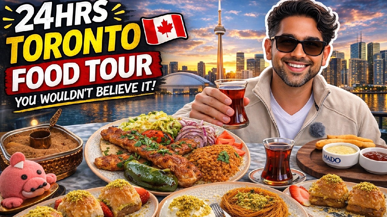 24 часа лучшей еды Торонто 🇨🇦 Самый разнообразный гастрономический город в мире с участием #вирус...