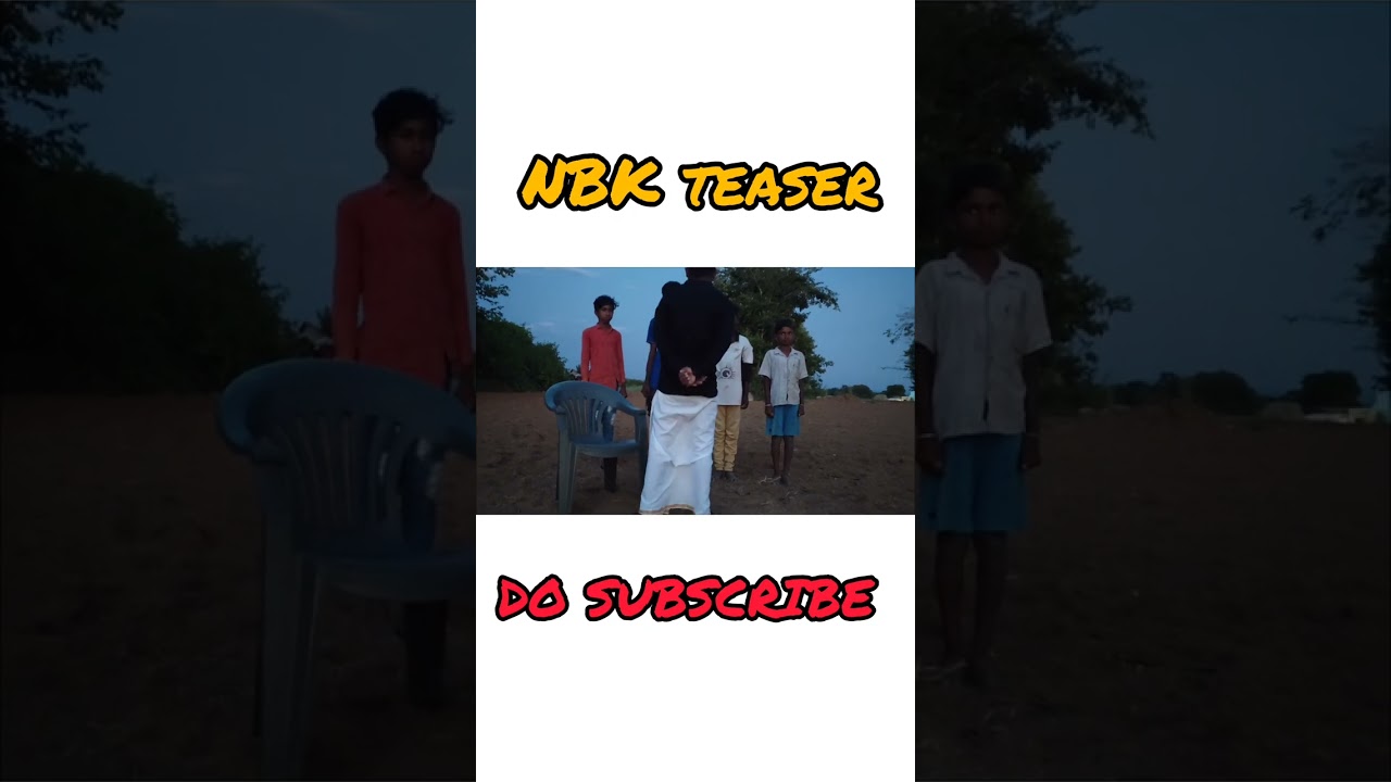 NBK Movie teaser 😎 #teluguyoutubeshorts #nbk107 #balayya