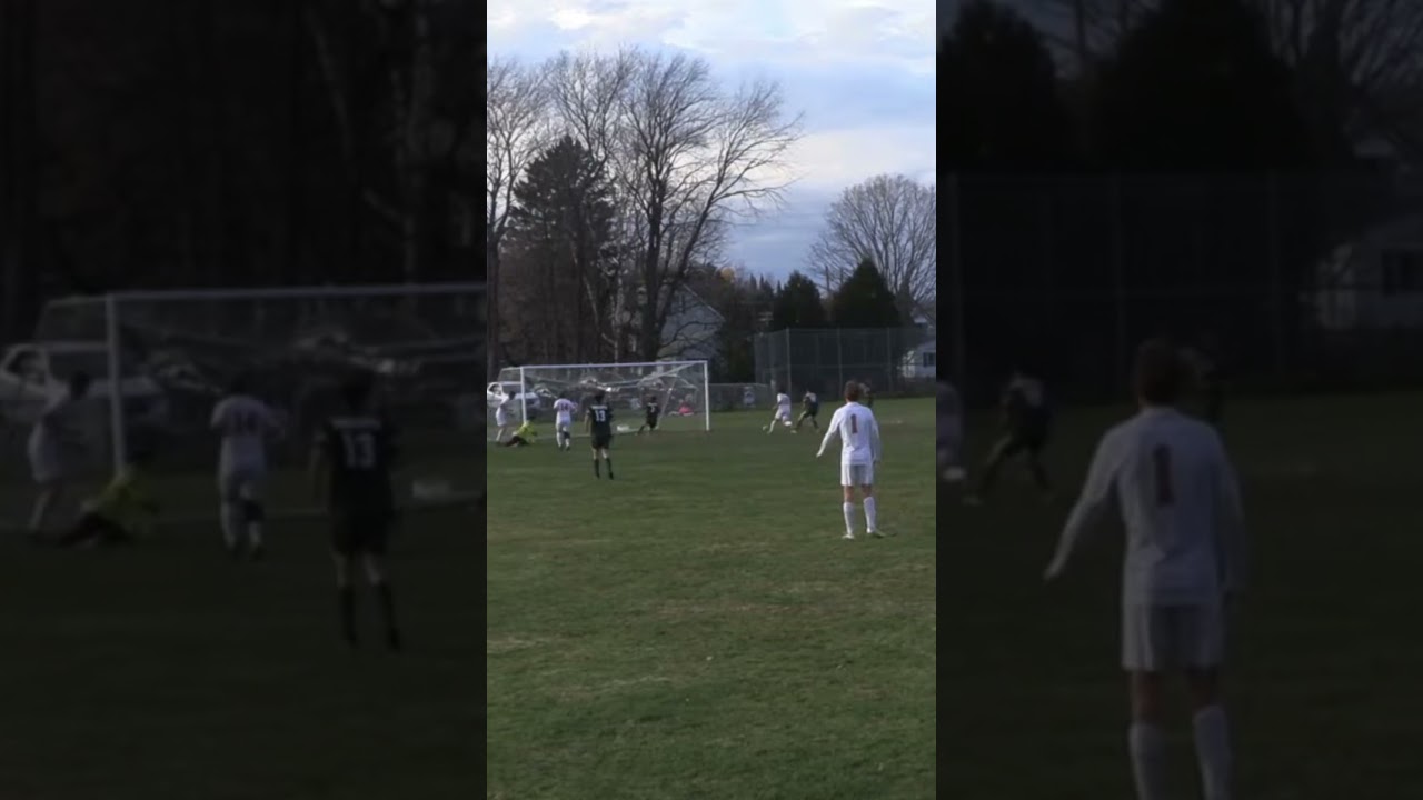 Gendreau sends it to the back of the net! || #highschoolsoccer #goalsoccer #nhiaa